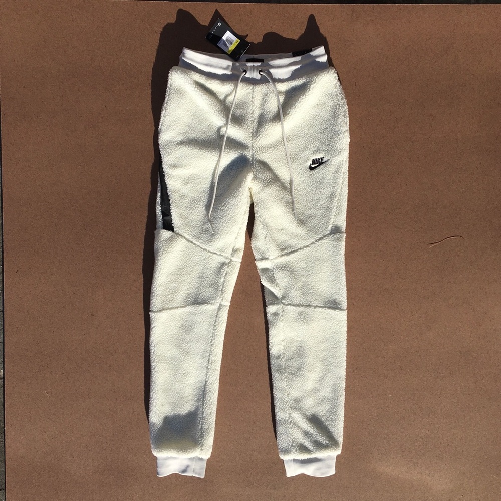 New Nike Tech Icon Sherpa Teddy Jogger Sweatpants